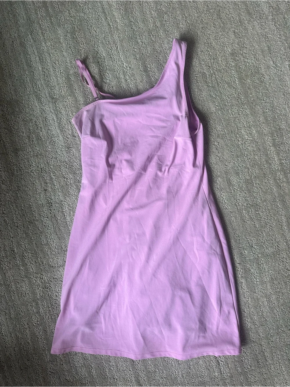Pink One-Shoulder Athletic Dress